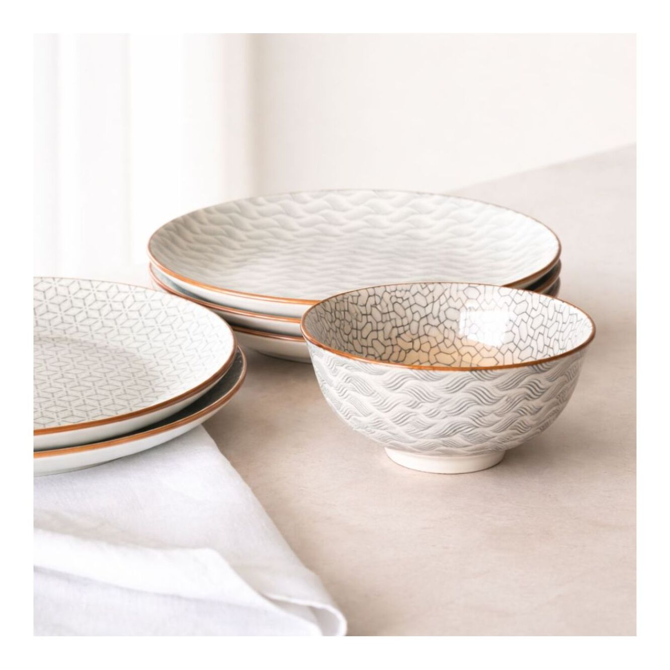 Lot de 6 petits bols, SLOW