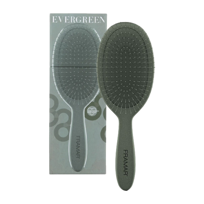 FRAMAR Detangle Brush Sage Neutral Evergreen