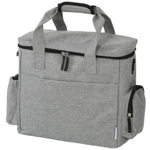 Sac à friandises et croquettes pour chien 2 paniers bol pliable silicone gris clair