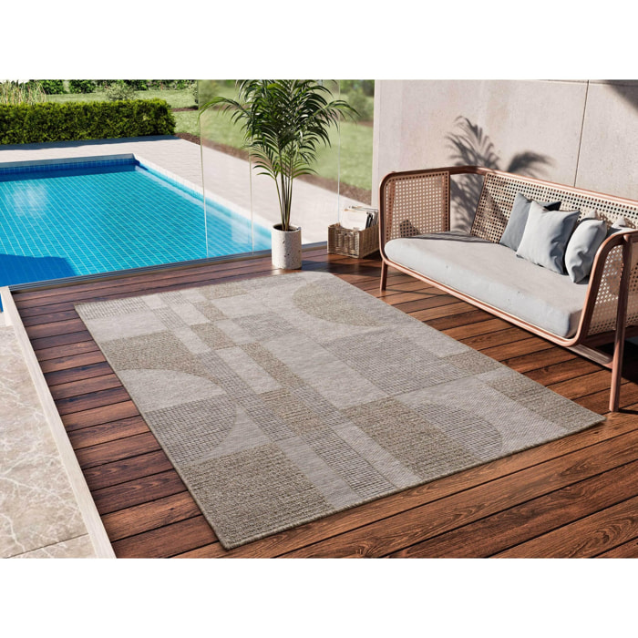 ORIA Alfombra de exterior beige, varias medidas disponibles.