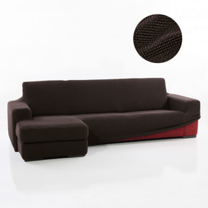 Funda para Chaise Longue izquierdo (visto de frente) brazo largo SÚPER ELÁSTICA modelo HELENA