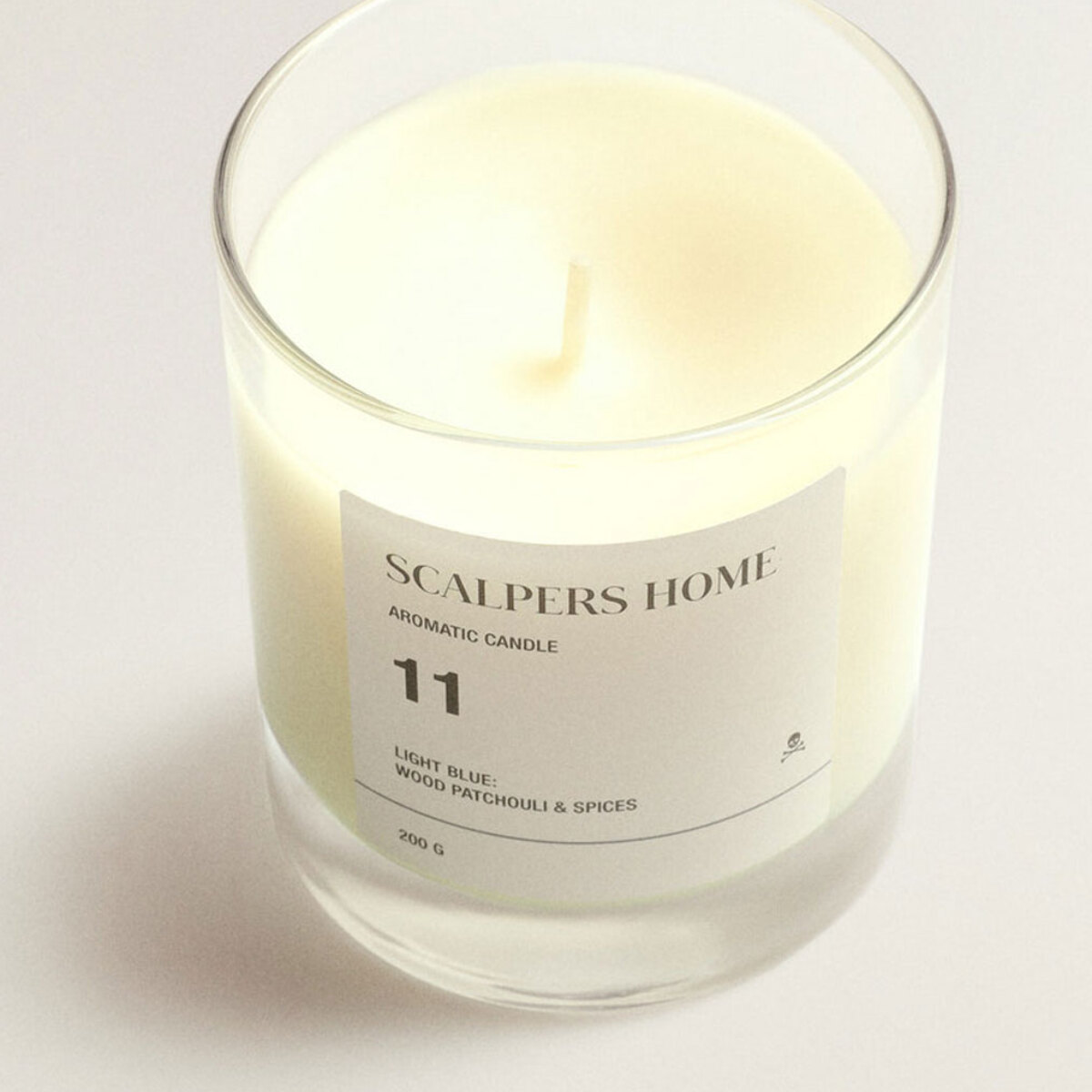 Set de 2 velas aromáticas 200gr aroma white lotus scalpers