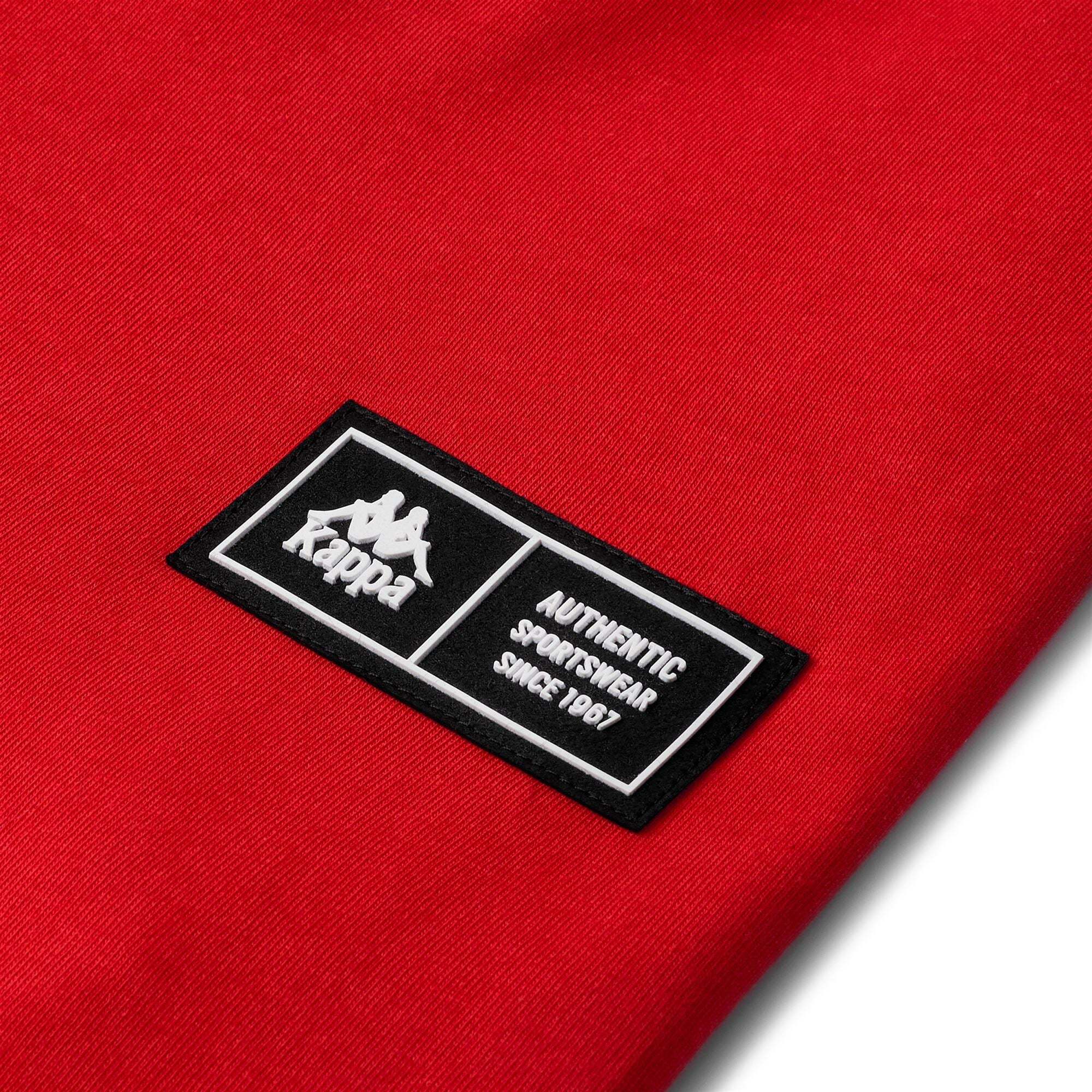 Kappa - T-Shirts & Top Uomo Rosso - Authentic Nurias