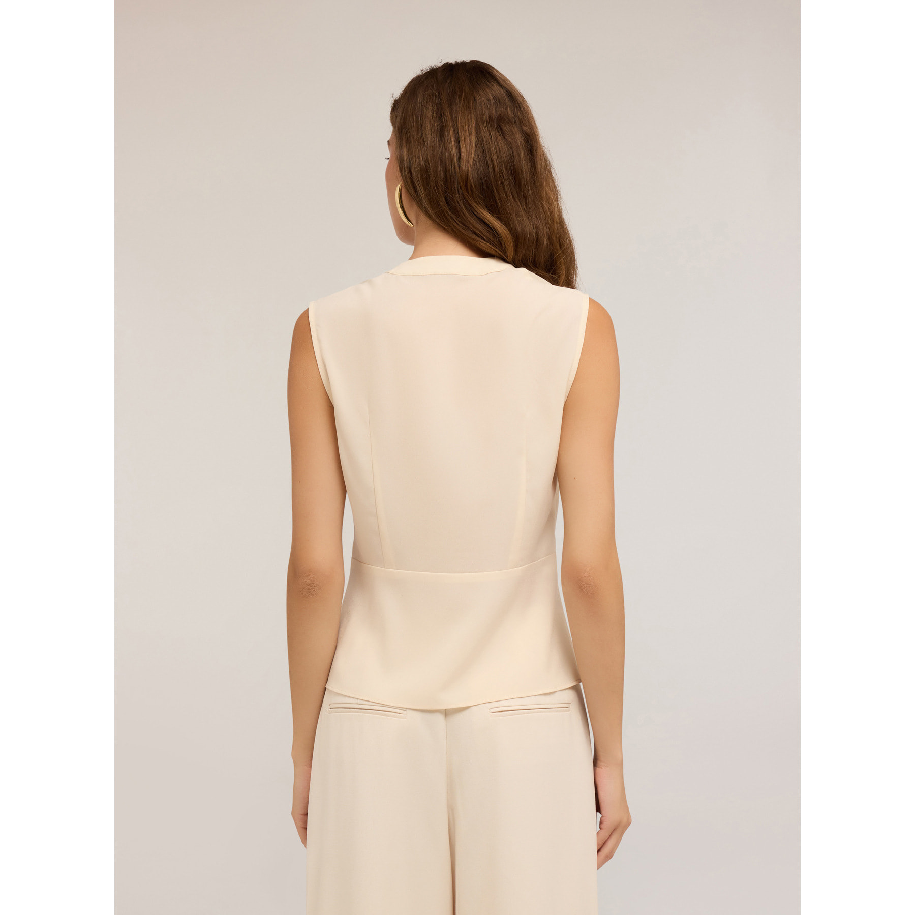 Motivi - Top con incrocio - Beige