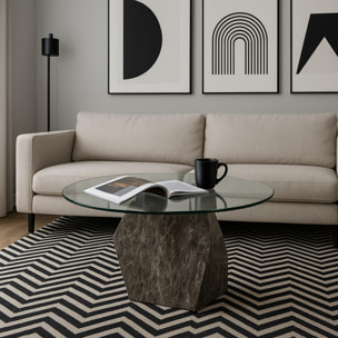 Table basse Rocky 90cm Kare Design