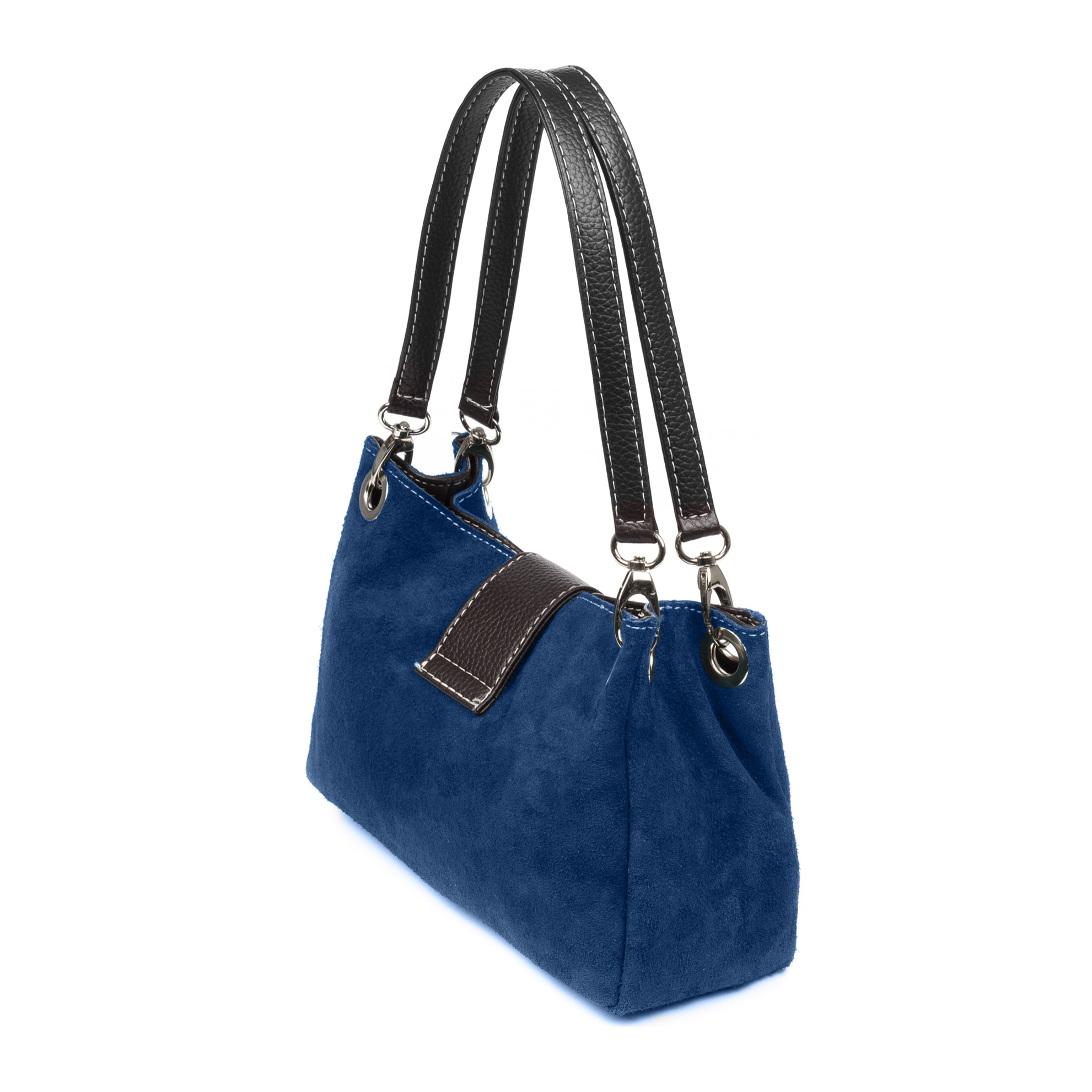 Aicurzio Borsa a spalla Donna. Pelle autentica Camoscio Dollaro