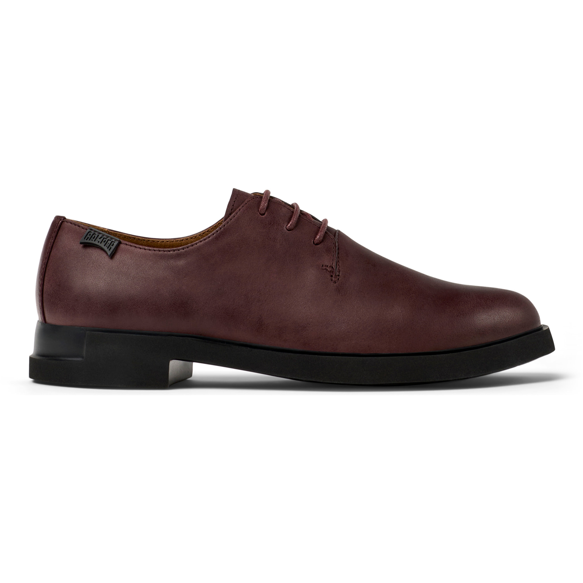 Zapatos de cordones - CAMPER Iman - Burdeos - Cuero liso