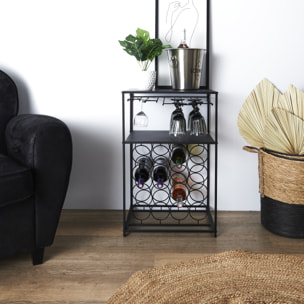 Desserte Metal Porte Bouteille