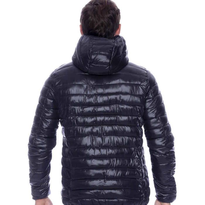 Plumífero de hombre con capucha y cremallera Chaquetas