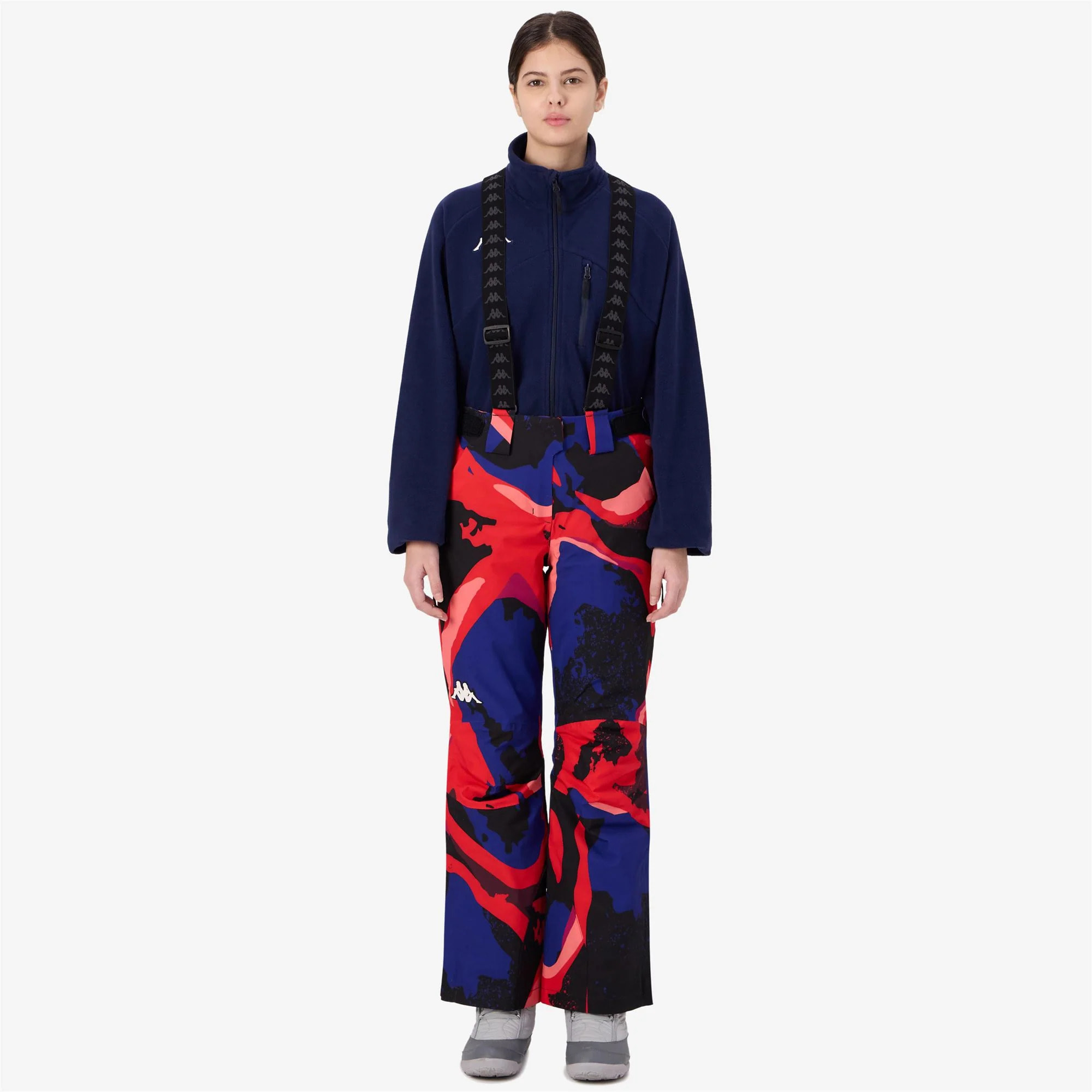 Kappa - Pantaloni Donna Rosso - 8Cento 834G