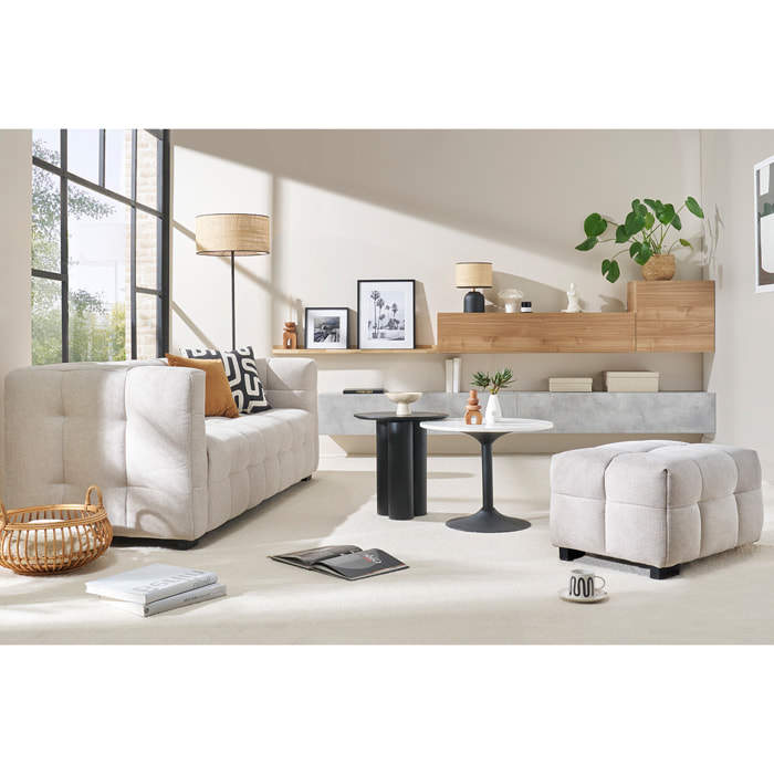 Élément mural TV horizontal en bois clair  L137.5 cm ETERNEL