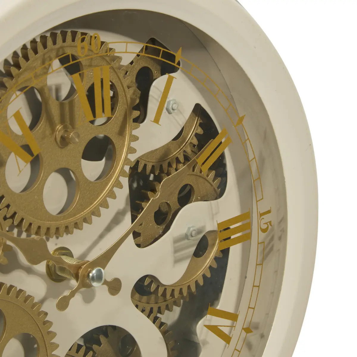 Horloge mécanique à poser Janis D26x33,5cm sable