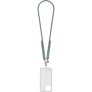 Cordon téléphone FORCE CASE Cordon Verte détails silver