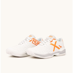 MUNICH PADX PADEL 60 Zapatillas de Pádel Blancas y Naranja