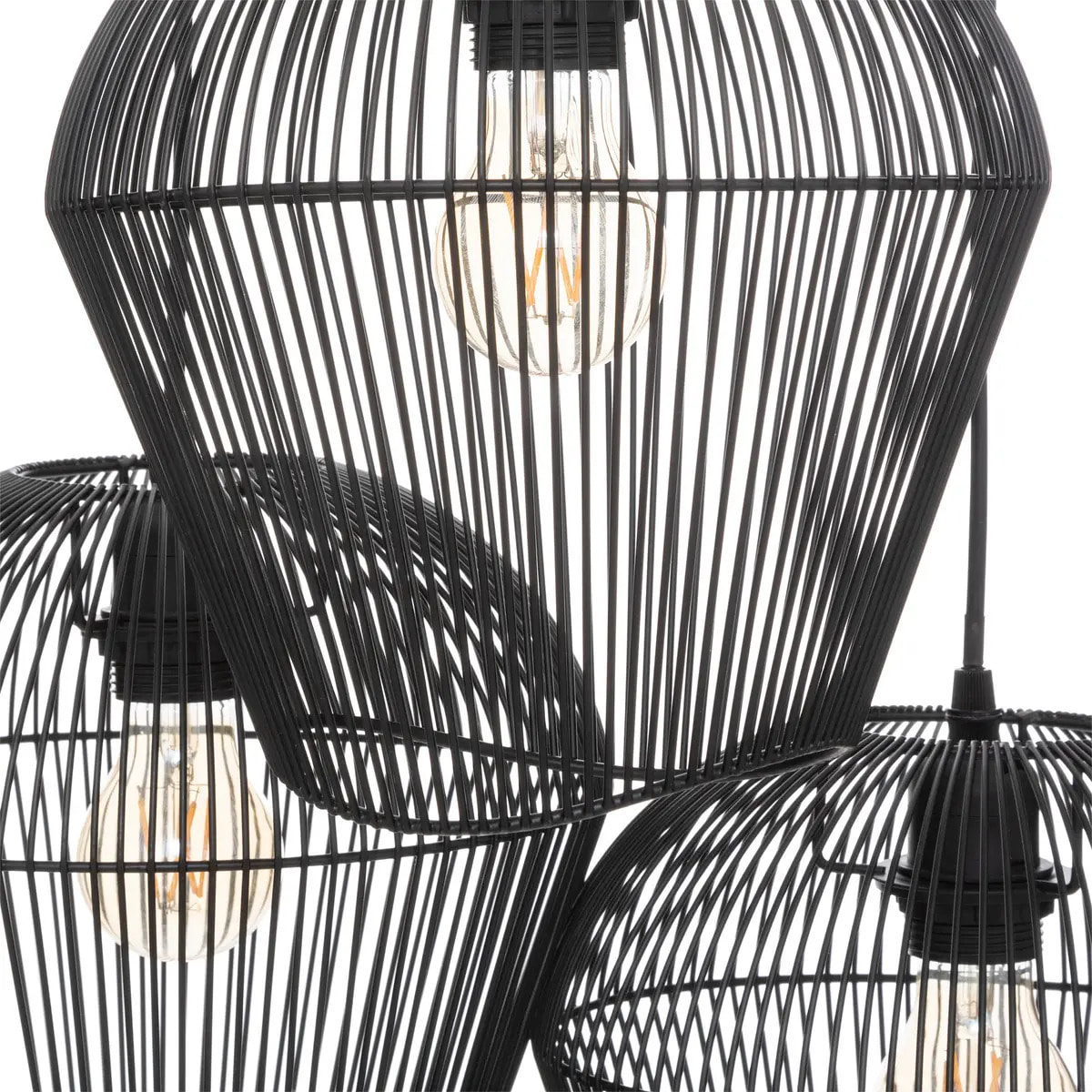 Suspension "Jena" métal noir D26cm