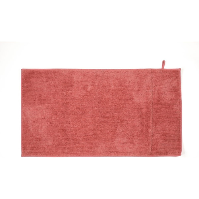 Tapis tufté uni PERMANENT rouge brique