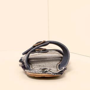 Sandalias N598 NOBUCK LAVADO DENIM/ RECYCLUS UNISEX color Denim