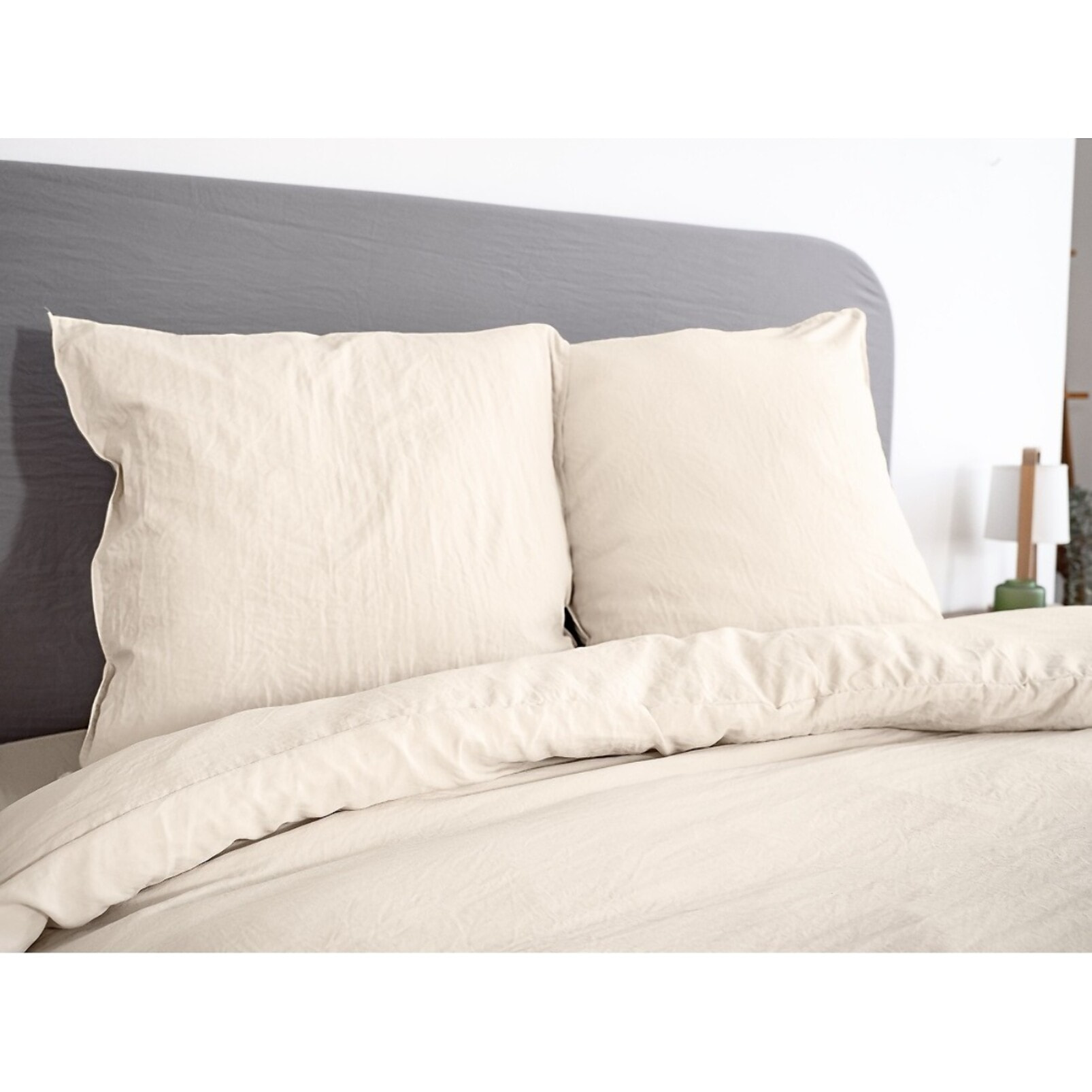 Parure Microfibre Lavee Beige Sable