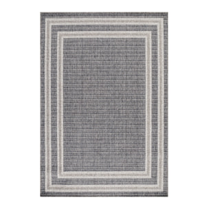 ARUBA - Tapis intérieur / extérieur à motif géométrique gris