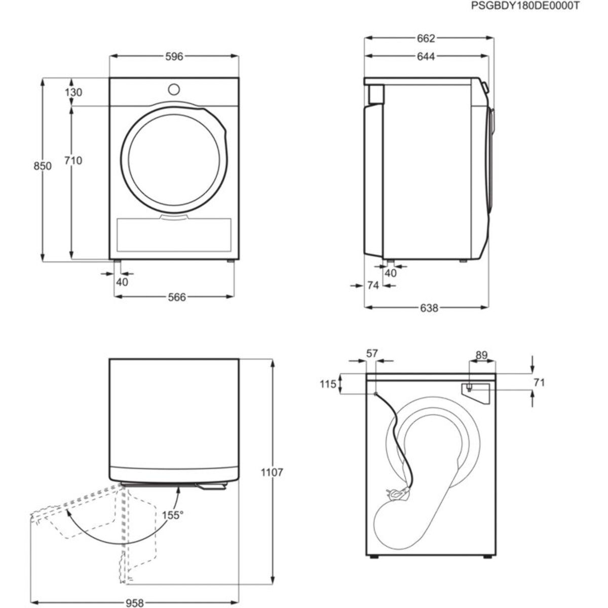 Sèche linge pompe à chaleur ELECTROLUX EW7H5142SC