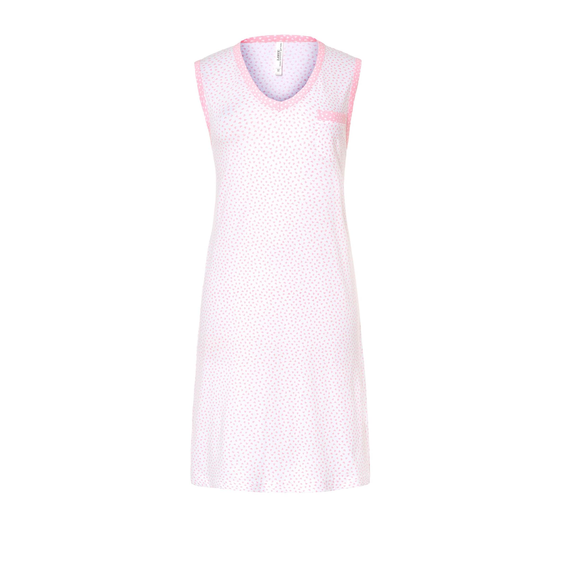 Camisón corto mujer corazones escote pico suave