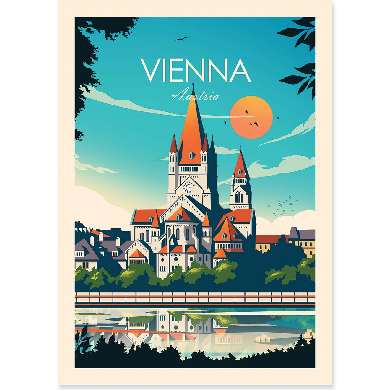 Affiche - Vienna Austria - Studio Inception