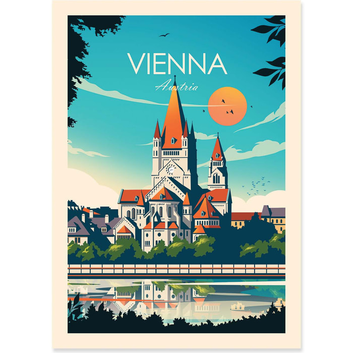Affiche - Vienna Austria - Studio Inception