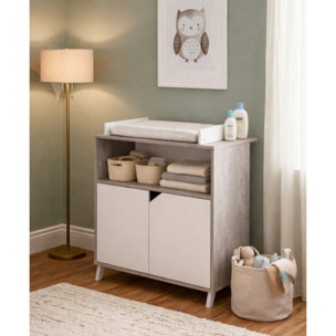 Commode à langer bébé en bois