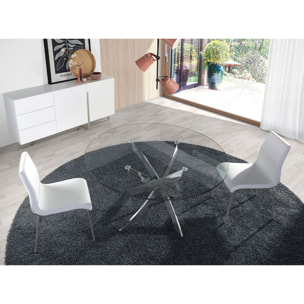 Mueble de TV de Angel Cerda de DM y acero 180x42x85cm