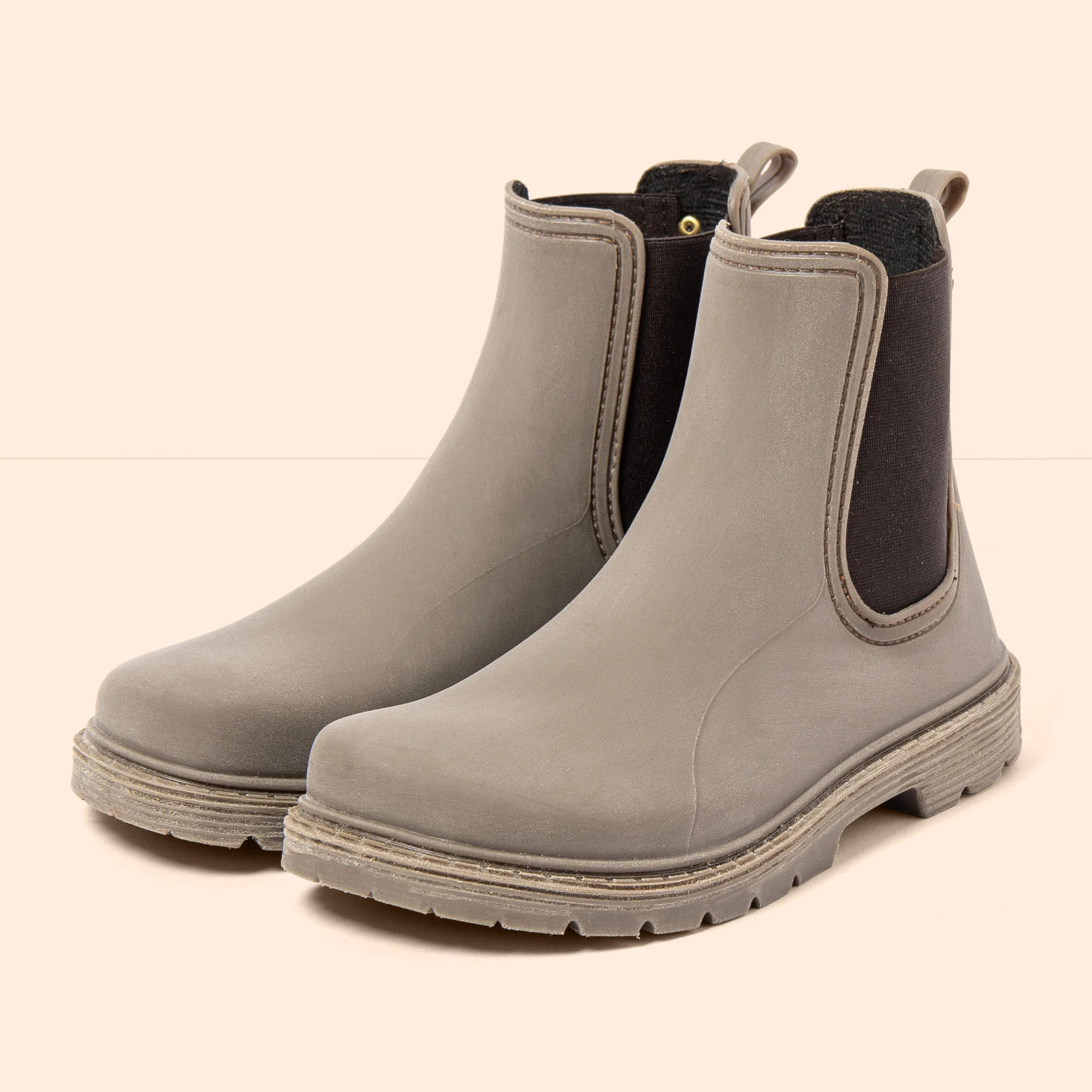 Botines NA35 RUBBER TOPO-TESTA / CHUVA color Topo-testa