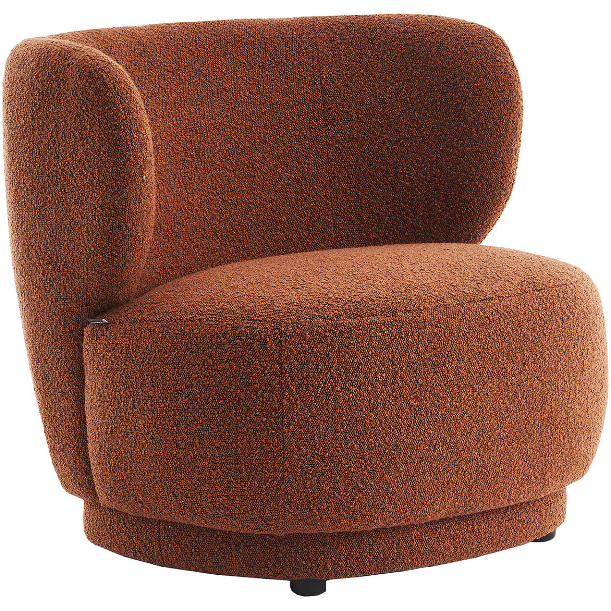 Fauteuil en tissu bouclette - ESTER