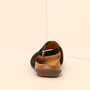 Sandalias N5558 NOBUCK LAVADO BLACK / WAKATAUA color Black