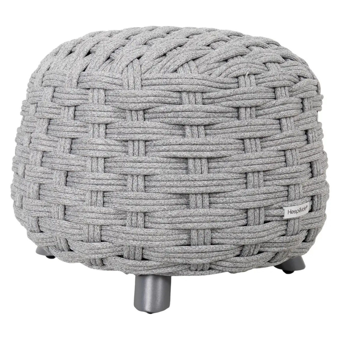Pouf de jardin Obbae gris graphite