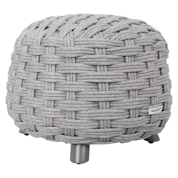 Pouf de jardin Obbae gris graphite
