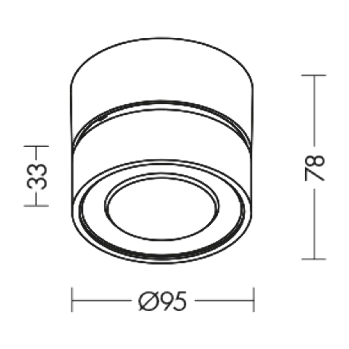 Plafoniera LED Rossini HOLE 002