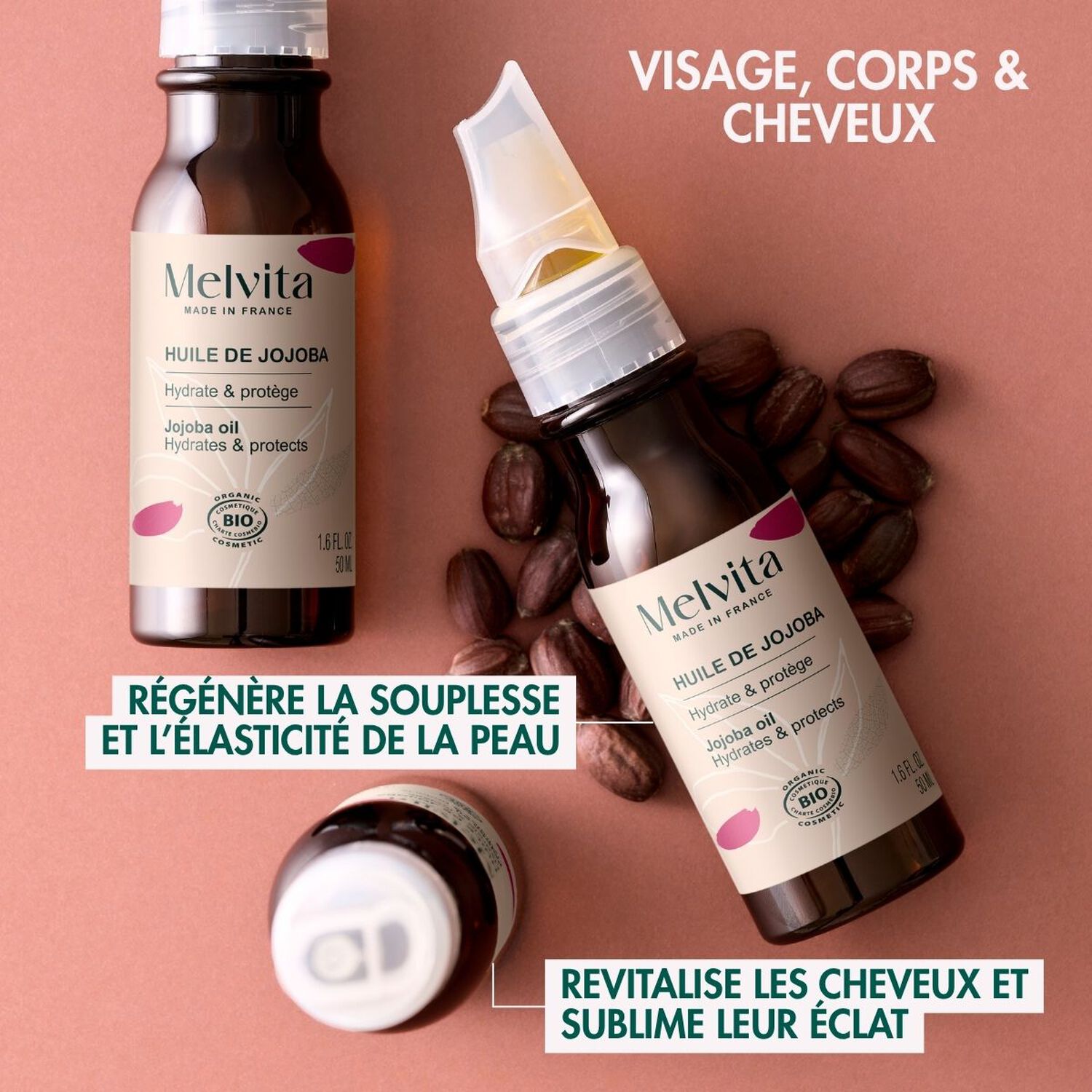Huile de Jojoba - Hydratante & Réparatrice 50 ml