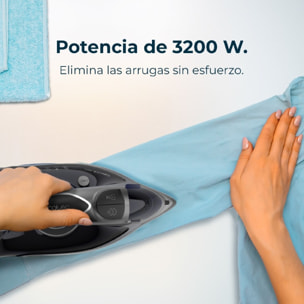 Plancha Horizontal IronHero 3200 Force Anodized. 3200 W, Tecnología Power Steam,