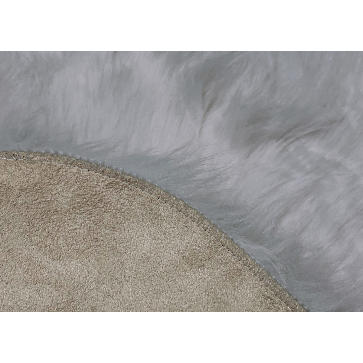 Tappeto Peloso Morbido Sagomato Stoccolma Perla