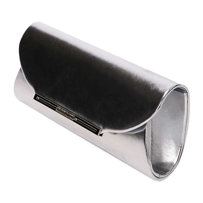 Pochette laminata argento
