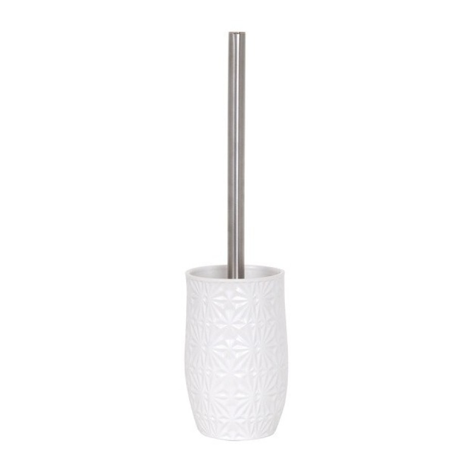 Brosse Wc avec support Céramique VENISE Blanc MSV