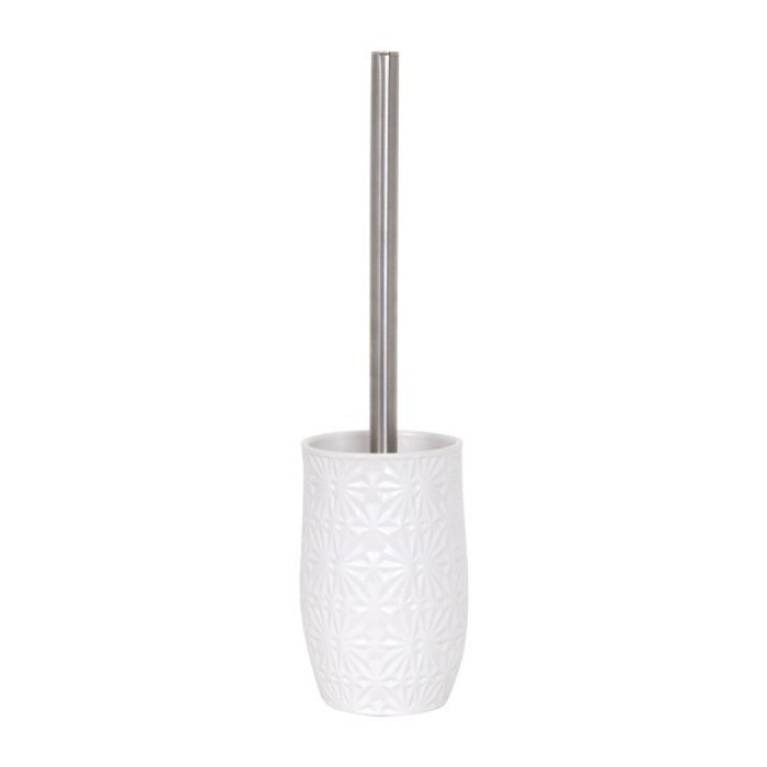 Brosse Wc avec support Céramique VENISE Blanc MSV