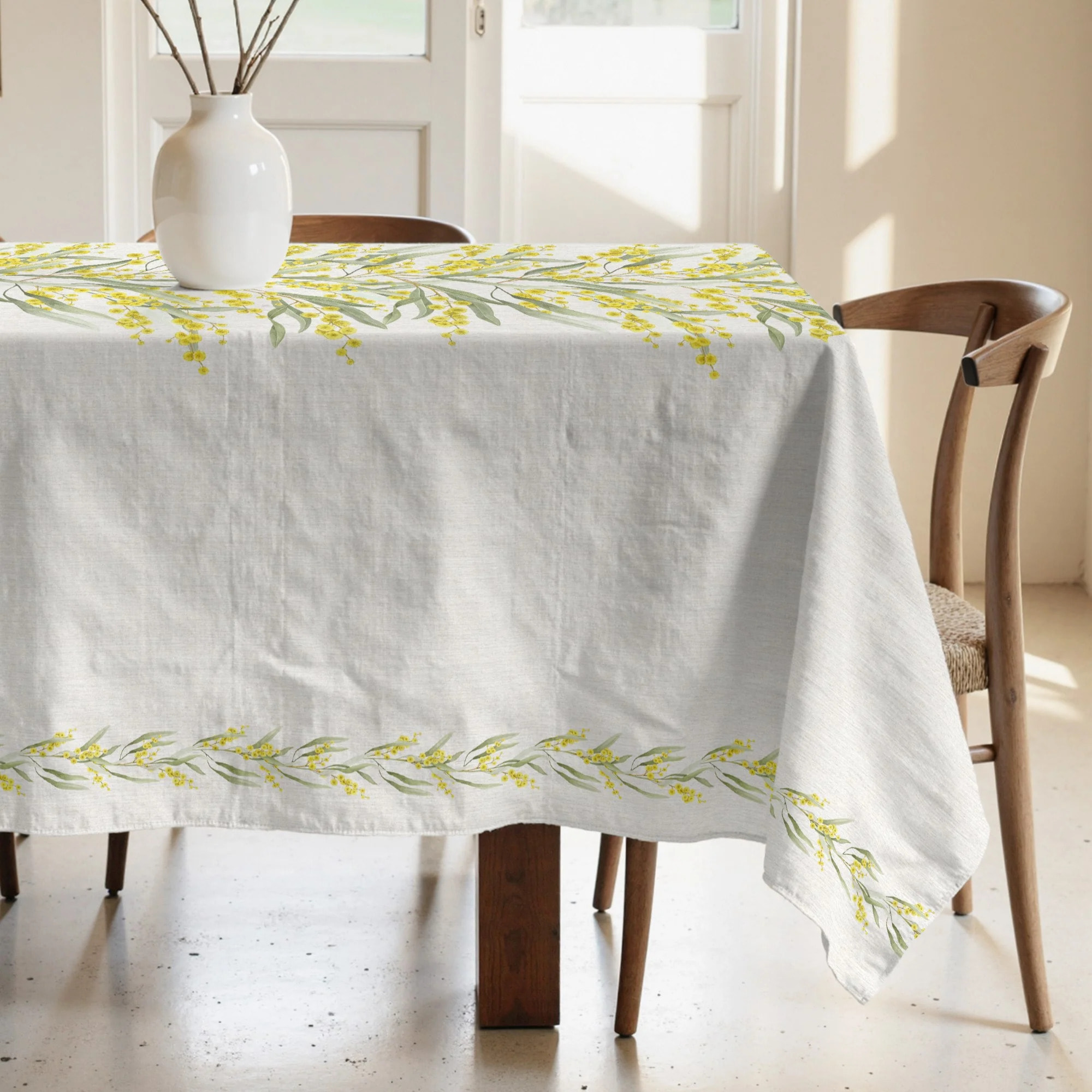 Nappe anti-taches 100% coton Mima