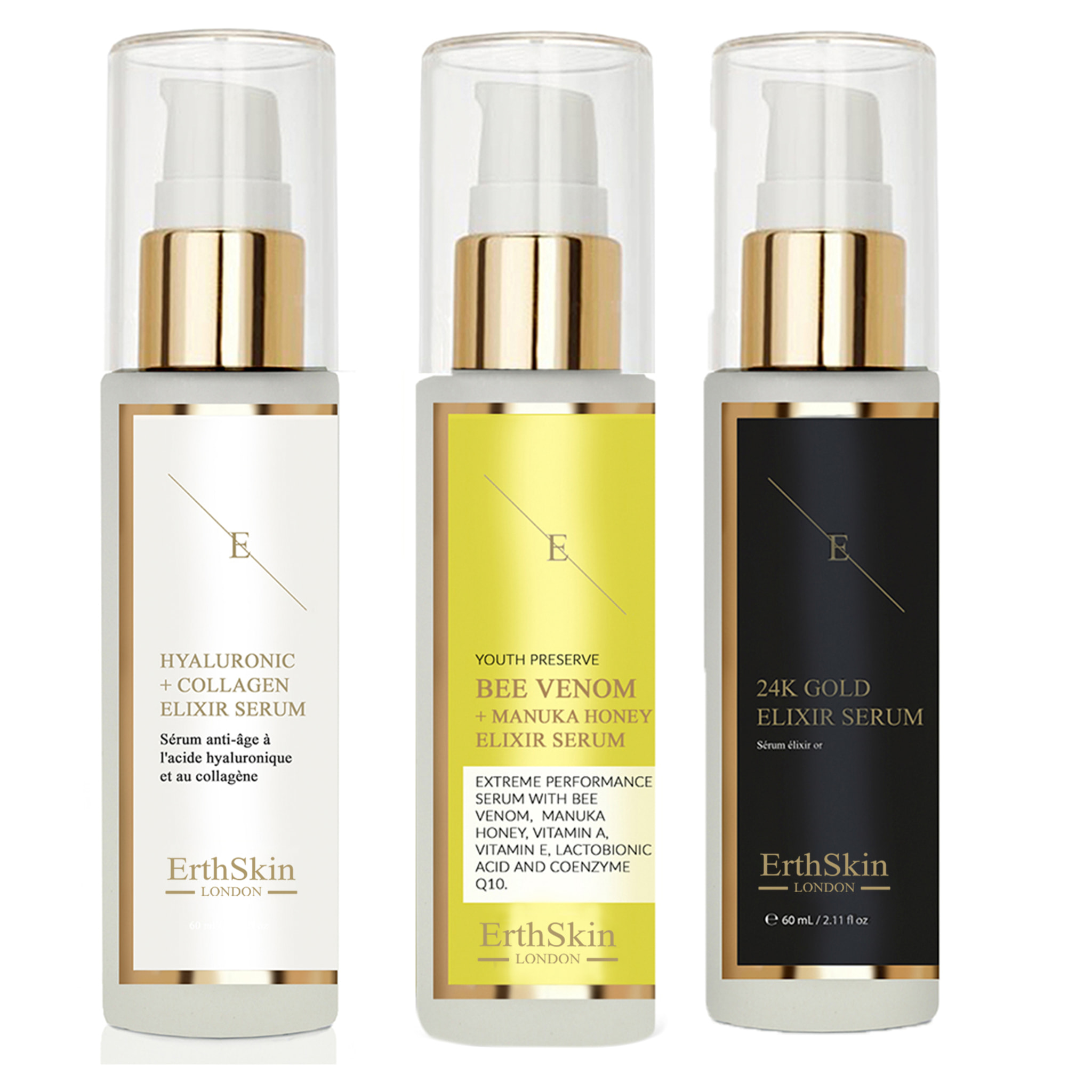 Veneno de Abeja + Suero Elixir de Miel de Manuka + Suero de Colágeno + SUERO ELIXIR ANTIARRUGAS