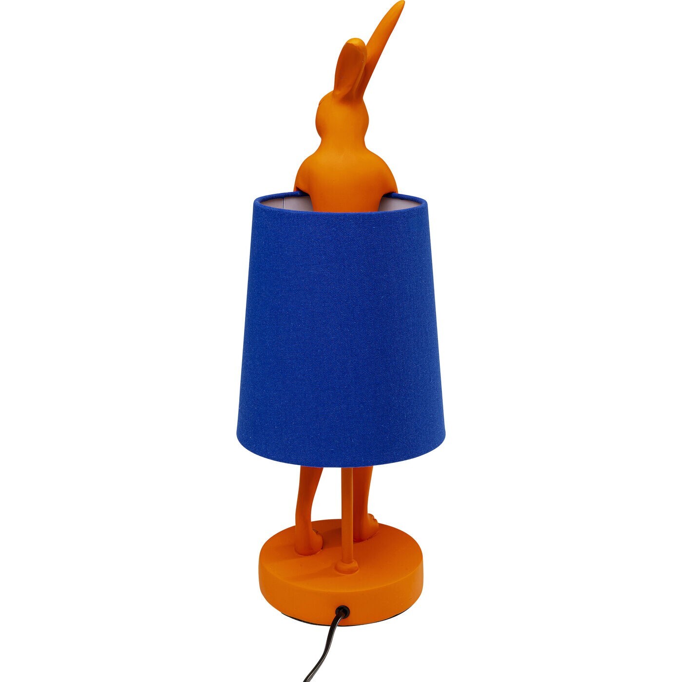 Lampe Animal lapin orange et bleue 50cm Kare Design