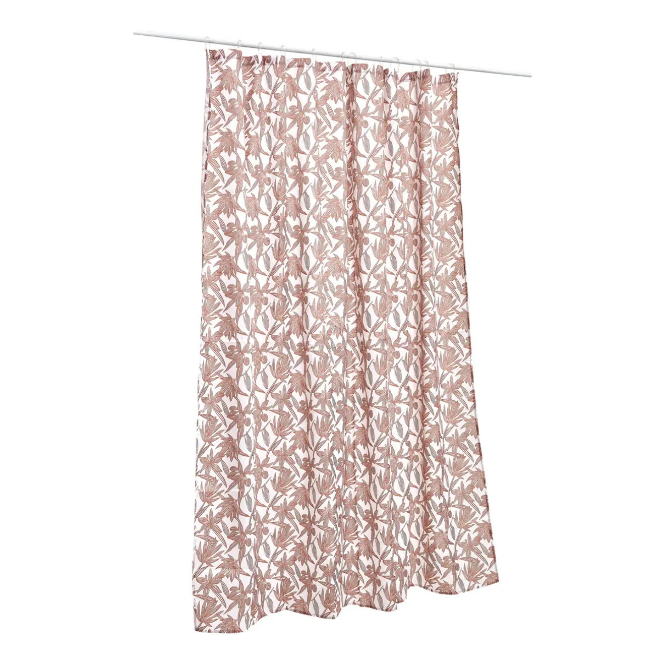 Rideau de douche Bloom rectangulaire 180x200cm rose