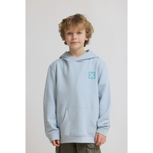 SUDADERA CON CAPUCHA KIDS NATURE ICE BLUE