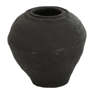 J-Line vase - papier maché - noir - small - Ø 41 cm