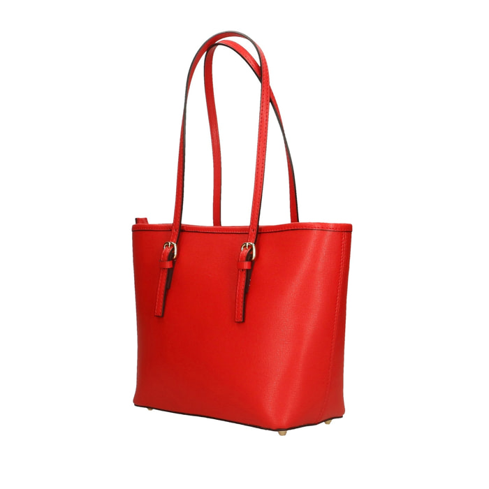 Borsa a spalla da donna - Modello Chantal - Vera pelle - 26.0 x 23.0 x 12.0 cm