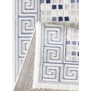 Tapis salon et chambre tissé motif géométrique TUJA