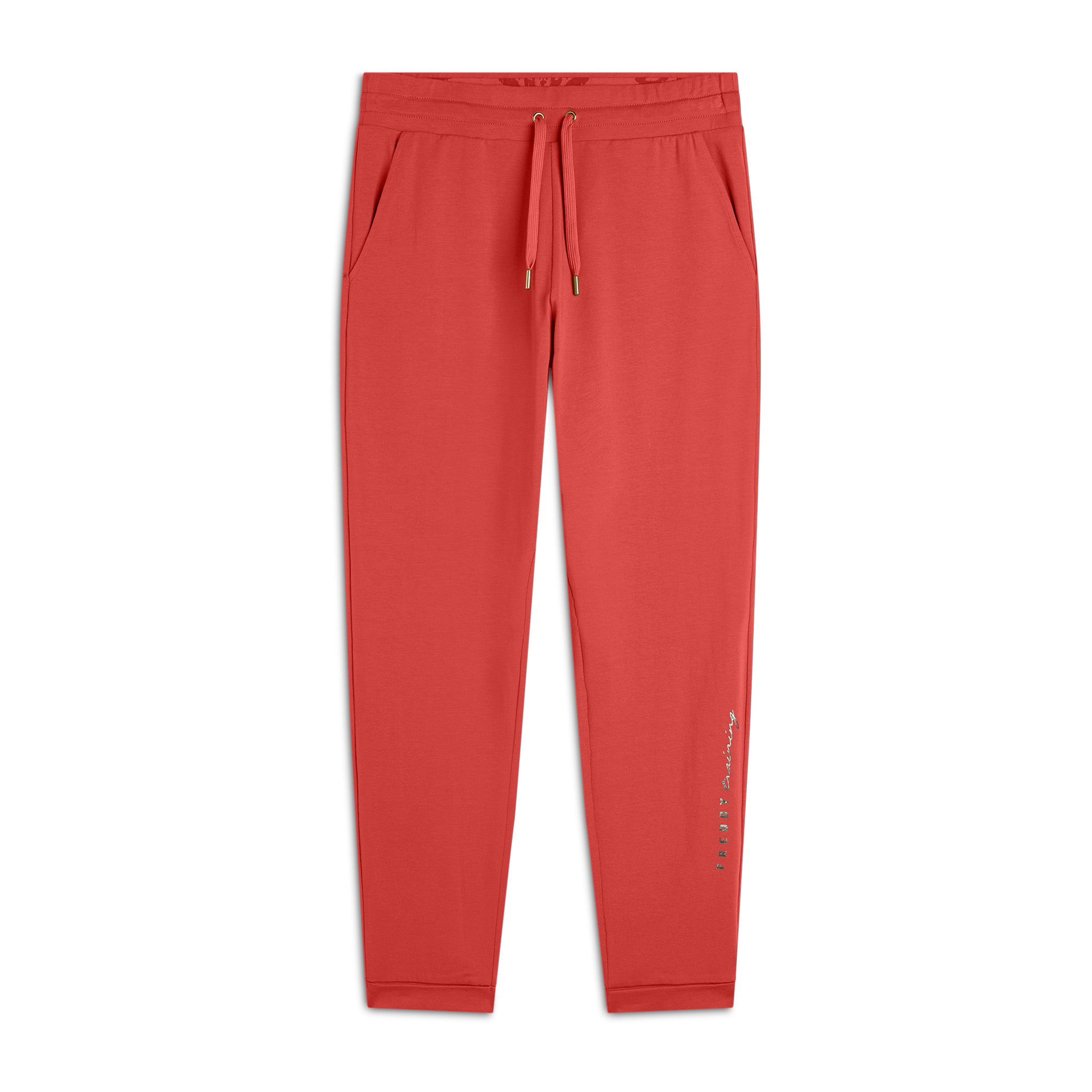 Pantaloni sportivi lunghezza 7/8 con risvolto